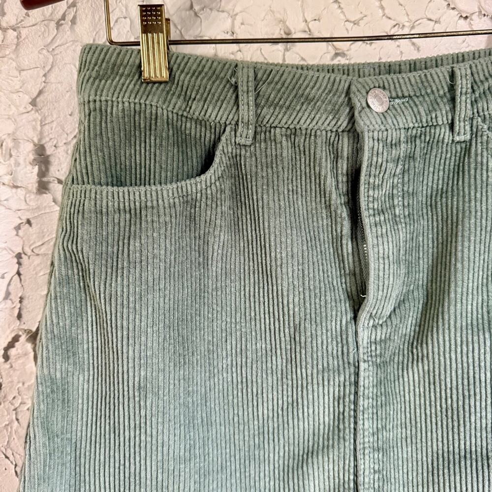 Forever 21 Seafoam Green Corduroy Skirt - Picture 2 of 7